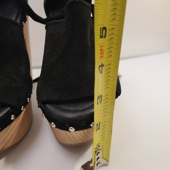 ZARA HIGH-HEEL LEATHER SANDALS - LIMITED EDITION BLACK SIZE 8 | 4305/110 - Picture 10 of 12